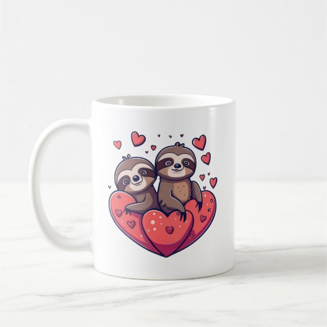 Mug Jolies fentes Valentine (Gauche)