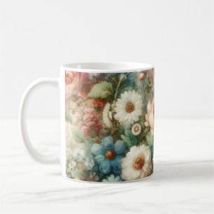 Mug Jolies fleurs aquarelles