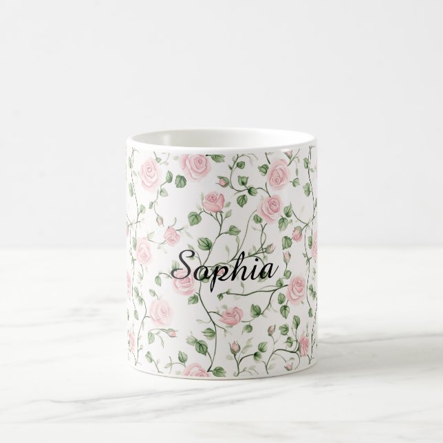 Mug Jolies Roses Fleurs Roses   (Centre)