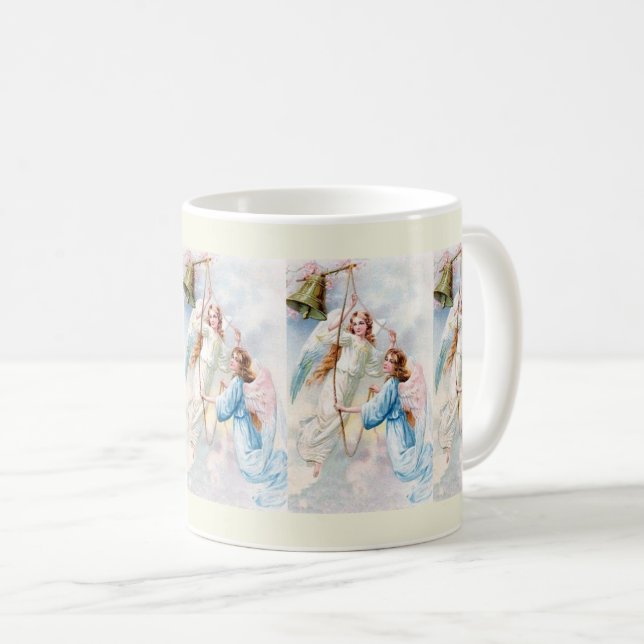 Mug Jolis Anges Avec Cloche (Devant droit)