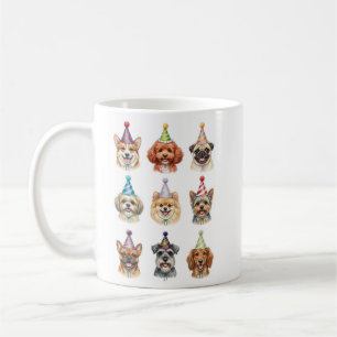 Mug Jolis chiens de compagnie Drôles Cadeau d'annivers