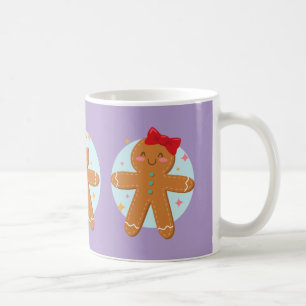 Mug Jolis couples de biscuits en pain d'épices Dessin