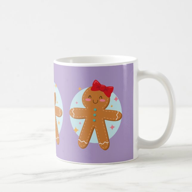 Mug Jolis couples de biscuits en pain d'épices Dessin  (Droite)