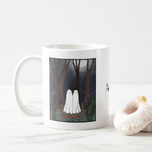 Mug Jolis fantômes dans le bois Goth fantaisiste nom p