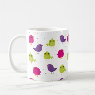 Mug Jolis oiseaux colorés