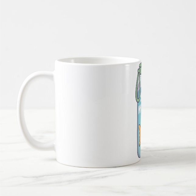 Mug Jolis poissons rouges dans une bouteille d'eau Res (Gauche)