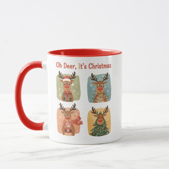 Mug Jolis Renne Noël – Oh Biche (Gauche)