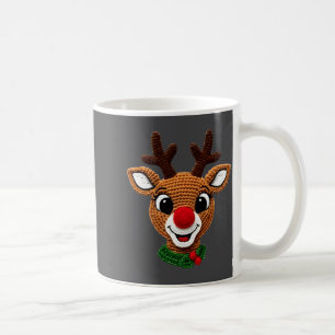 Mug Jolis rennes Rudolph au crochet pour Noël et fêtes