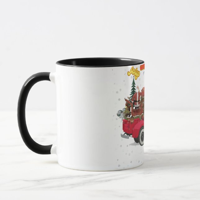 Mug Jolly Christmas Overloaded Truck (Gauche)