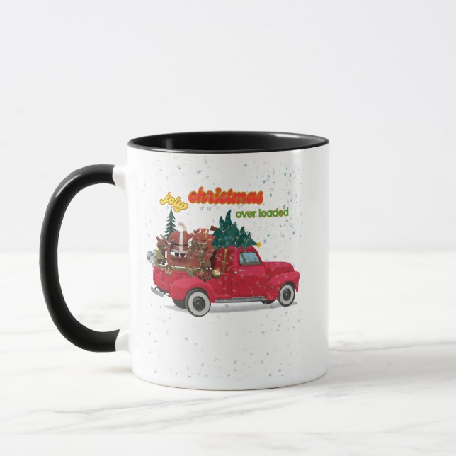 Mug Jolly Christmas Overloaded Truck (Gauche)