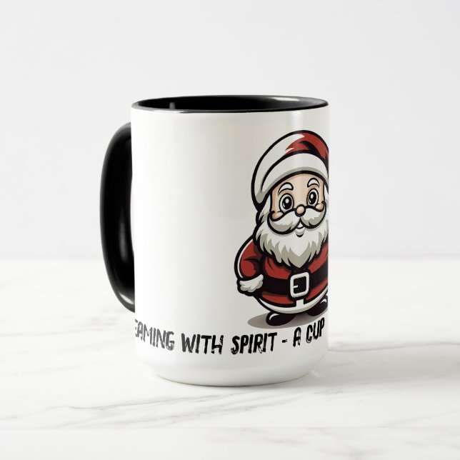 Mug Jolly Jingles : Père Noël Cheer (Devant gauche)