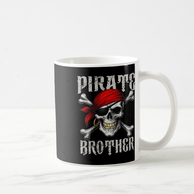 Mug Jolly roger Frère Pirate Drapeau Et Crossbon Crâne (Droite)