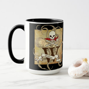 Mug Jolly roger Monogramme initial