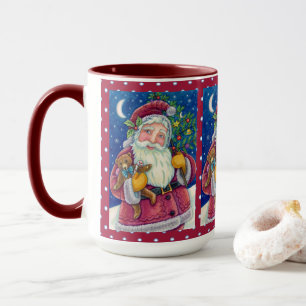 MUG JOLLY ST NICK & NOUNOURS, VIEUX NOËL MODE