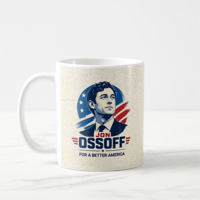 Mug Jon Ossoff | Pour une Amérique meilleure | Politiq (Gauche)