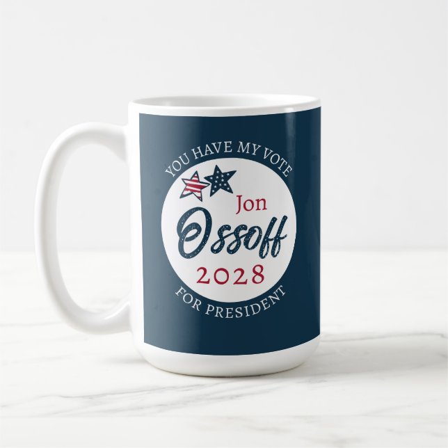 Mug Jon Ossoff président 2028  (Gauche)