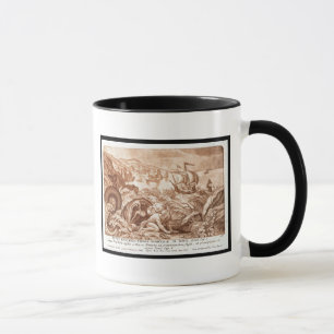 Mug Jonas et la baleine, illustration d'une bible, en