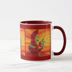 Mug Joncs Cubistes Sur La Mer Rouge