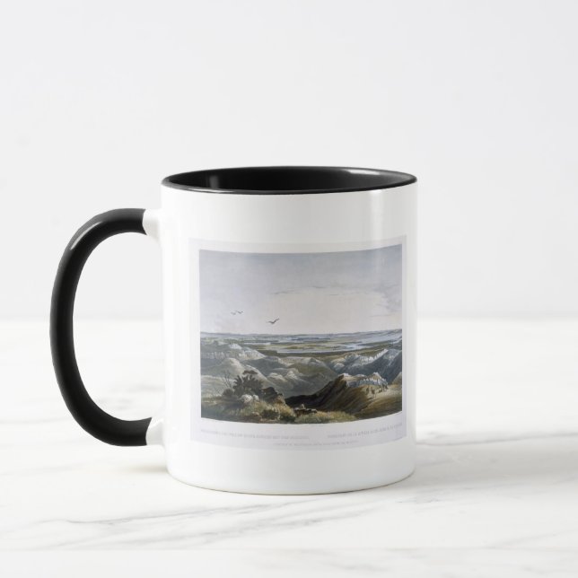Mug Jonction de la rivière en pierre jaune avec le (Gauche)