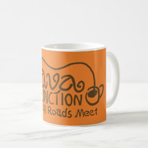 Mug Jonction Java avec texte Brown de café