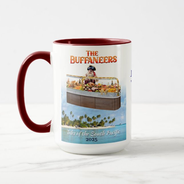 Mug Jonette "The Cerveau" Buffaneers Pirate Design (Gauche)