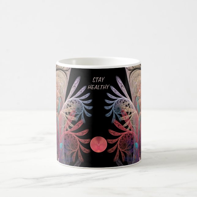Mug Jonglage Abstrait Fantastique Moderne Art Fractal  (Centre)