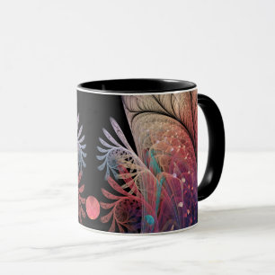 Mug Jonglage Abstrait Moderne Fantaisie Art Fractal