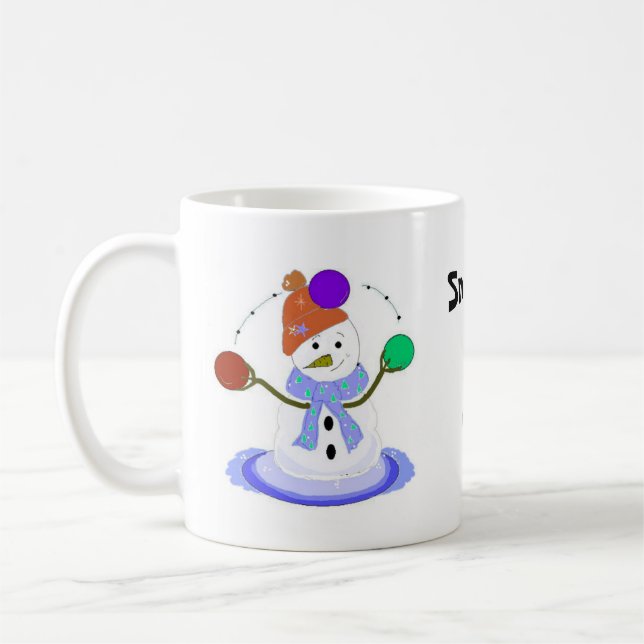 Mug Jongler Snowman (Gauche)