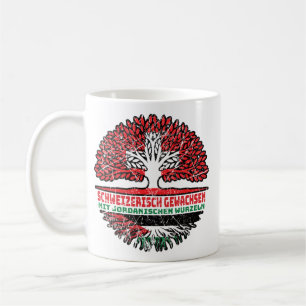 Mug Jordanien Jordanisch Schweizer Schweiz Baum Wurzel