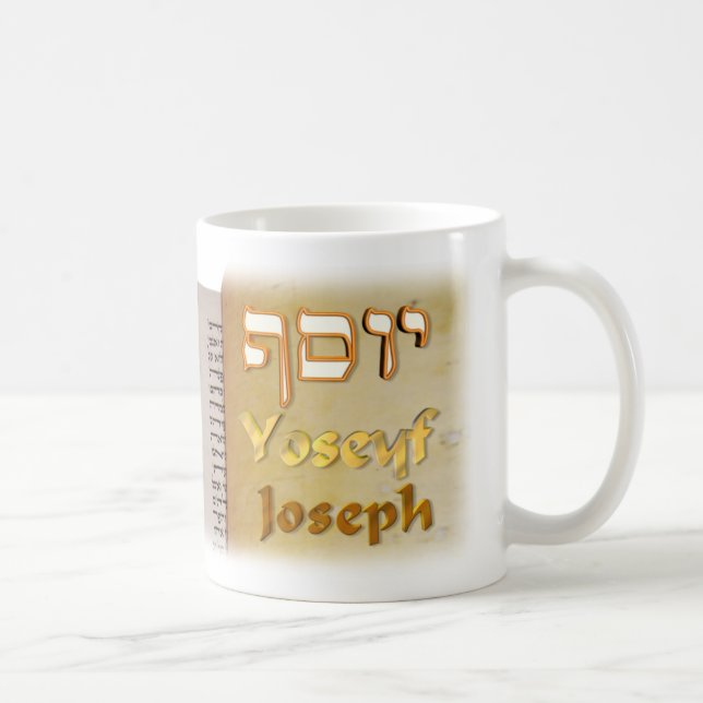 Mug Joseph dans l'hébreu (Droite)