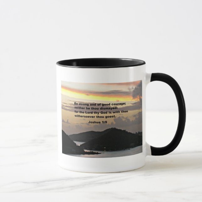 Mug Joshua 1:9 (Droite)