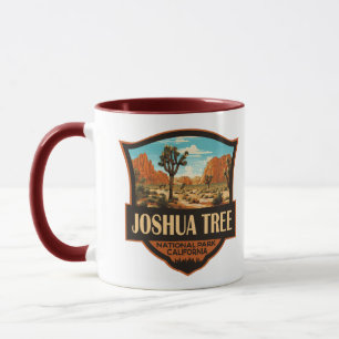 Mug Joshua Tree National Park Illustration Retro