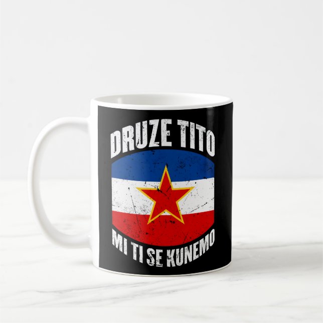 Mug Josip Broz Tito Marsal Sfry Yougoslavie (Gauche)