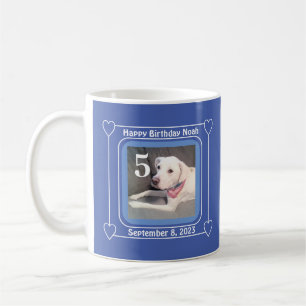 Mug Jote Chien Chien Chien Photo Anniversaire Numéro 5