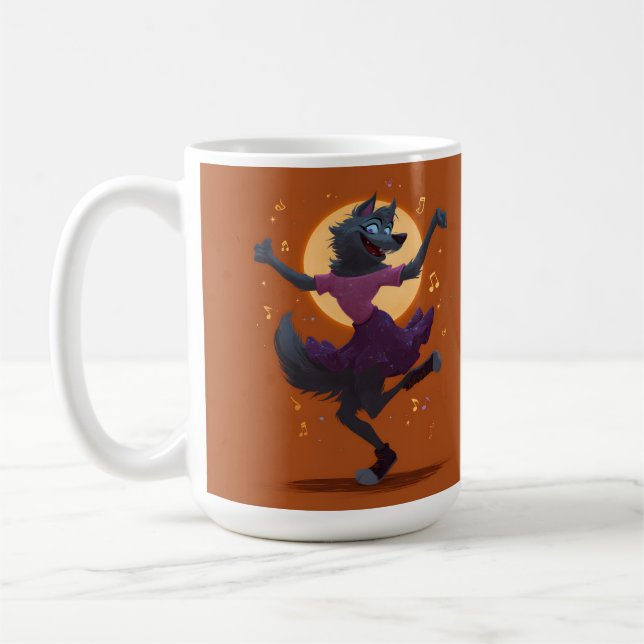 Mug Jote Dancing Werewolf (Gauche)