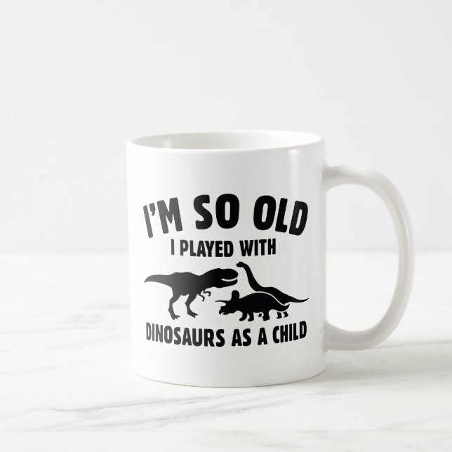 Mug Joué Avec Des Dinosaures (Droite)