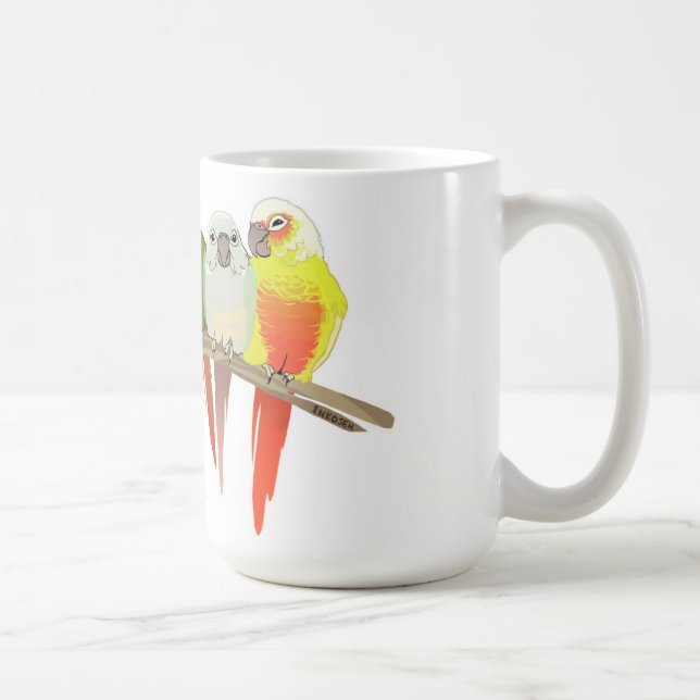 Mug Joue verte Conure (Droite)