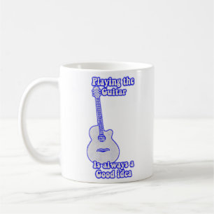 Mug Jouer à la guitare est toujours une bonne idée. bl