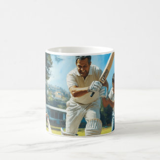 Mug Jouer Art numérique de cricket