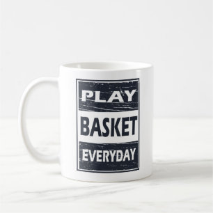 Mug jouer au basket-ball, des phrases de motivation qu