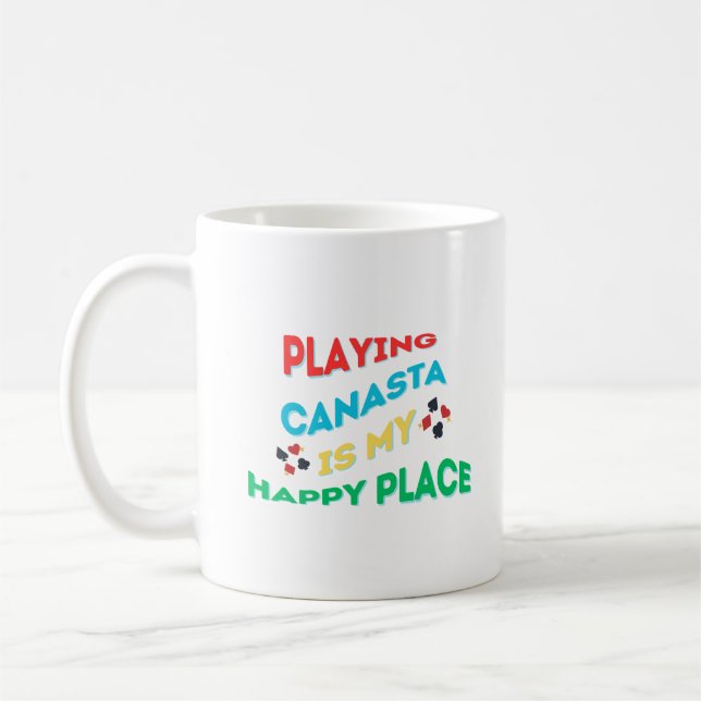 Mug Jouer au Canasta est mon refuge (Gauche)