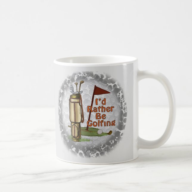 Mug Jouer au Golf de préférence (Droite)