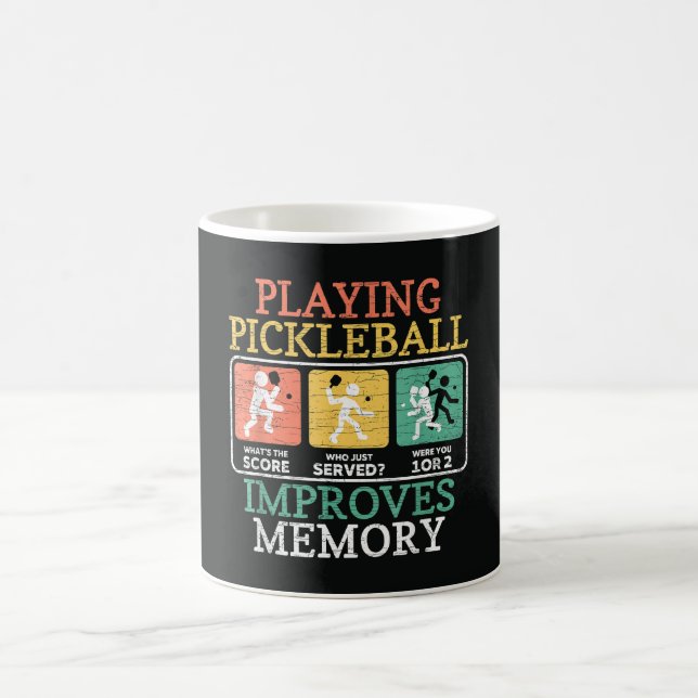 Mug Jouer au Pickleball Améliore la Mémoire  (Centre)