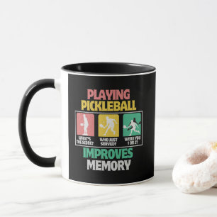 Mug Jouer au Pickleball améliore la mémoire