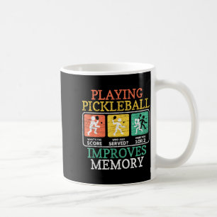 Mug Jouer au pickleball améliore la mémoire pickleball