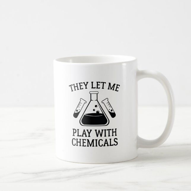 Mug Jouer avec les produits chimiques (Droite)