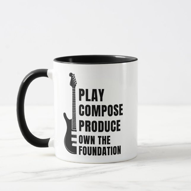 MUG JOUER, COMPOSER, PRODUIRE À PARTIR DU BAS (Gauche)