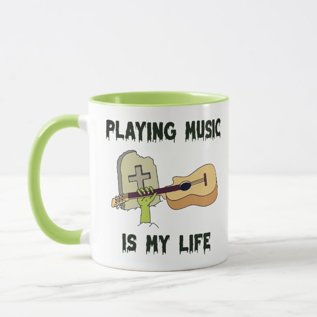 Mug Jouer de la musique est ma vie (Gauche)