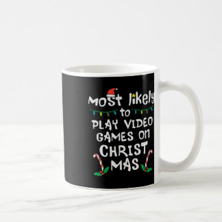Mug Jouer jeu vidéo jeu Noël Famille