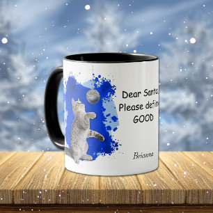 Mug Jouer Kitten a besoin de Père Noël pour définir le